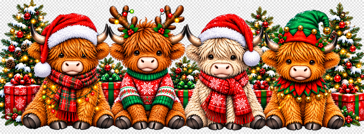 Highland Cow Christmas
